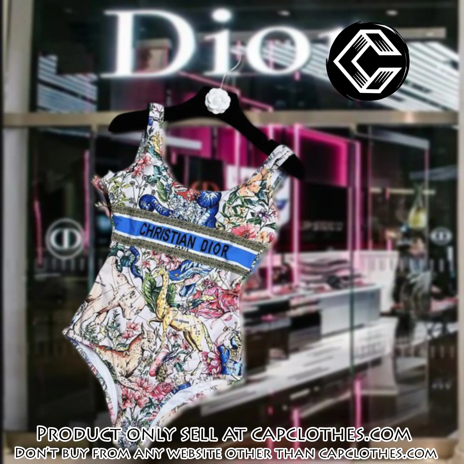 Christian dior swimwear beachwear one piece swimsuit osw1046 cc1706842